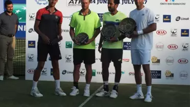 ATP Dünya Turu'nun Yeni Turnuvası Antalya Open'da Çiftler Şampiyonu Robert Lindstedt/asiam-Uı-Haq...