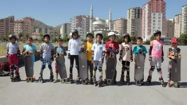 Geleceğin Kayakçıları Asfaltta Yetişiyor