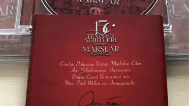 Üniversiteden, 15 Temmuz Şehitleri Anısına Marş Albümü