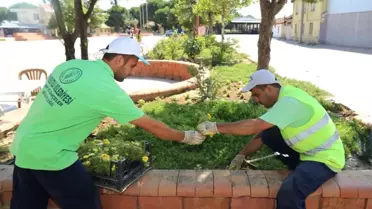 Urganlı Meydanları Çiçeklerde Donatılıyor