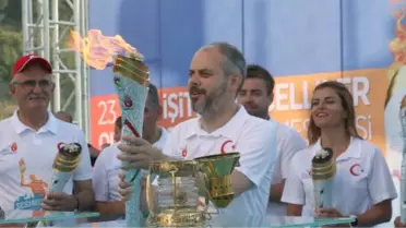 Olimpiyat Meşalesi Samsun'da Yandı