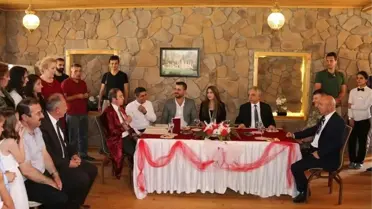 Vali Toprak, Genç Çiftin Nikâh Törenine Katıldı
