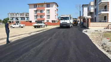 Ahmet Bedevi Mahallesinde Asfalt Çalışması