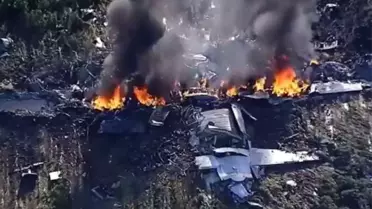 ABD'de Askeri Uçak Düştü: 16 Ölü