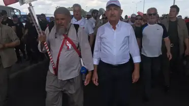 Kılıçdaroğlu İle İstanbul'a Yürüyen Veysel Kılıç Gözaltına Alındı
