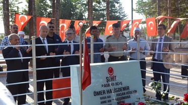 Vali Şimşek'ten 15 Temmuz Kahramanlarına Ziyaret