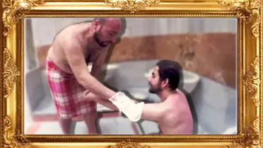 Fırat Hamamda Tellak Oldu - Kese Attı, Masaj Yaptı