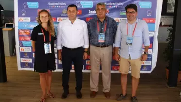 Kadınlar Plaj Voleybolu Avrupa Şampiyonası'nın Basın Toplantısı Gerçekleştirildi