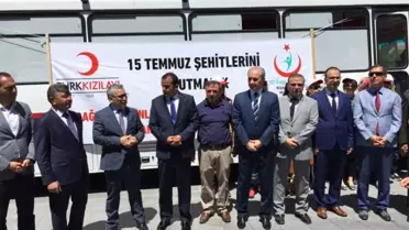 Niğde'de 15 Temmuz Şehitlerini Anma Demokrasi ve Milli Birlik Günü Kan Bağış Kampanyası Başladı