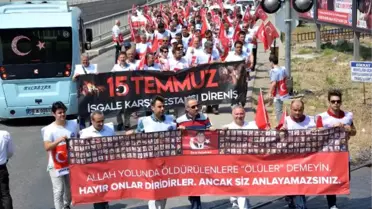 Karabük'te 15 Temmuz Yürüyüşü