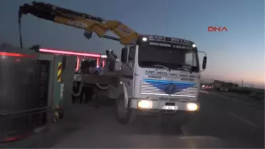 Konya'da Feci Kaza! Üzerine Süt Tankeri Devrilen Genç Öldü