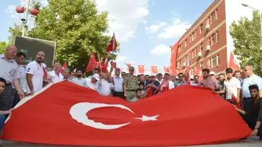 Yeşilli'de Millet 15 Temmuz Zaferi İçin Yürüdü