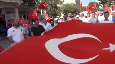 Yeşilli'de Millet 15 Temmuz Zaferi İçin Yürüdü