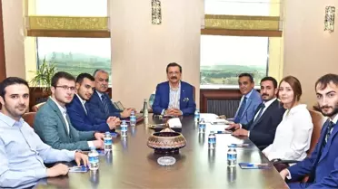TOBB Etü'nün 15 Temmuz Gazileri Hisarcıklıoğlu'nu Ziyaret Etti