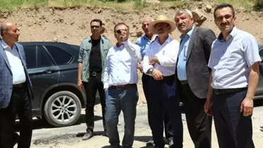 Çatak'ta Sıcak Asfalt Çalışması