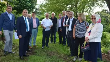 Görele'de Yeni Üniversite Binasının Yapılacağı Arazide İnceleme Yapıldı.