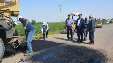 Kırsal Yollarda Onarım Çalışmaları Devam Ediyor