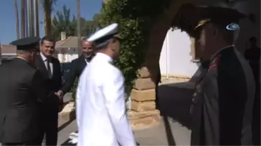 KKTC Cumhurbaşkanı Akıncı, TSK Temsilcisi Oramiral Kösele'yi Kabul Etti