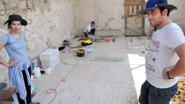 Perge'de, Eşsiz Mozaik Gün Yüzüne Çıkarılıyor