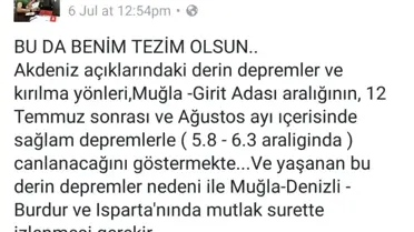 Bodrum Depremini 15 Gün Önceden Tahmin Etti Yeni Deprem İçin Uyardı