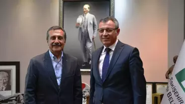 İlhan Aytekin'den Başkan Ataç'a Ziyaret