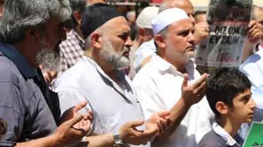 Mescid-i Aksa Şehitleri İçin Gıyabi Cenaze Namazı Kılındı