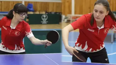 Masa Tenisinde 2 Bronz Madalya
