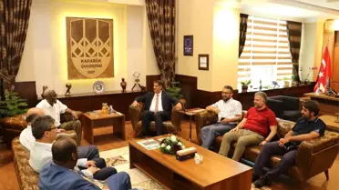 Çad Cumhuriyeti YÖK Başkanı Kbü'yü Ziyaret Etti