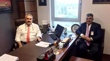 Başkan Özgüven, Milletvekili Etyemez'le Görüştü