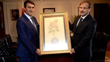 Dündar'dan Çavuşoğlu ve Fakıbaba'ya Ziyaret