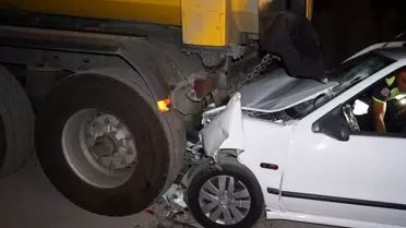 Keşan'da Trafik Kazası: 1 Yaralı