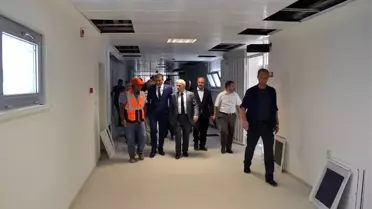 Vali Kamçı Bünyan Cezaevi'nde İncelemelerde Bulundu