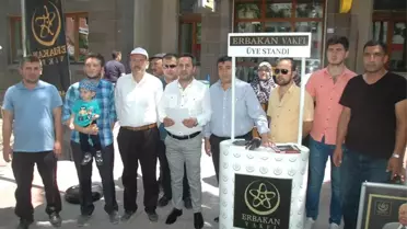 Erbakan Vakfı Üye Kabul Standı Açtı