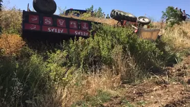 Gölbaşı'nda Traktör Devrildi: 2 Yaralı