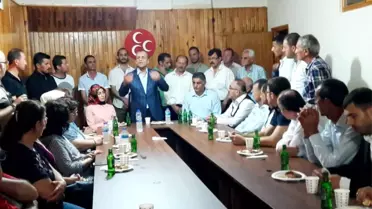 MHP İl Başkanı Topçu Mudanyalılarla Buluştu