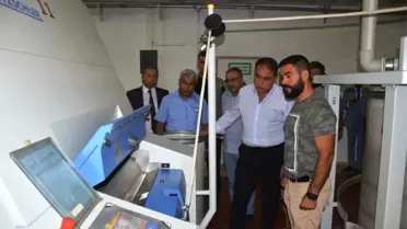 Vali Tekinarslan Osb'deki Yarımlarla İlgili Bilgi Aldı
