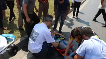 Yolun Karşısına Geçmeye Çalışan Genç Kıza Otomobil Çarptı