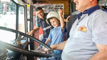 Yetimlere İtfaiye Eğitimi