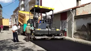 Sungurlu'da Asfaltlama Çalışmaları Başladı