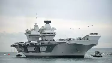 Birleşik Krallığın Yeni Uçak Gemisi 'Hms Queen Elizabeth' Limana Geldi