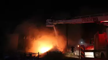 Denizli'deki Katı Atık Tesisinde Yine Yangın Çıktı