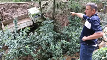 Rize'de Şiddetli Yağış Hasara Yol Açtı