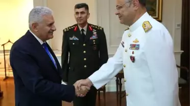 Kuvvet Komutanlarından Başbakan Yıldırım'a Veda Ziyareti