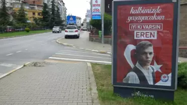 İyi Ki Varsın Eren' Trabzon'da Her Yerde