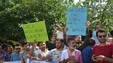 Kule Vinç Operatörleri İsyan Etti