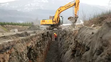 Yanık Mahallesi'nde Kanalizasyon Projesi Tamamlanıyor