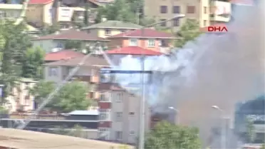 Kocaeli Onarım Yapılan Çatıda Yangın Çıktı