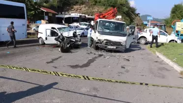 Bir Kişinin Öldüğü Kaza Anı Güvenlik Kamerasında