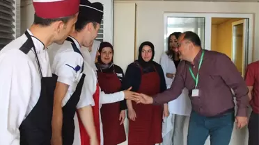 Üniversite Hastanesi İdaresi, Personel ve Hastaların Bayramını Kutladı