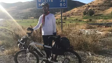 Van Gölü Çevresini Bisikletle 3 Günde Gezdi